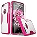 iPhone 6 Case, fits iPhone 6s (Pink) SaharaCase Protective Kit Bundled with [Tempered Glass Screen Protector] Slim Fit Rugged Protection Case Shockproof Bumper Hard Back (Pink/Rose Gold)