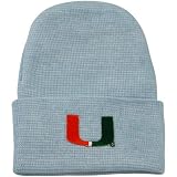 Miami Hurricanes Newborn Light Blue Knit Beanie