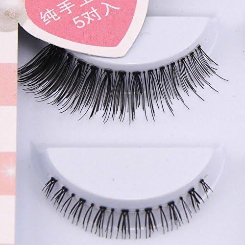 HW-23 5 pairs Natural False eyelashes Upper + Lower mix eye lashes makeup