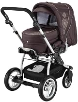knorr-baby 808960 Kombikinderwagen Miko mit Easy Klick Off, chocolate-beige