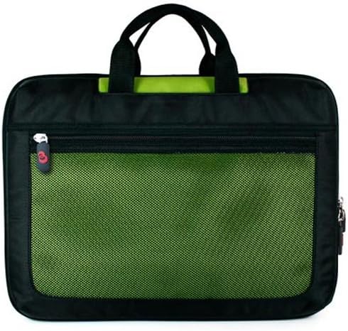 Green Mesh Slim Line Carrying Bag Case for HP Pavilion 17.3-inch Laptop
