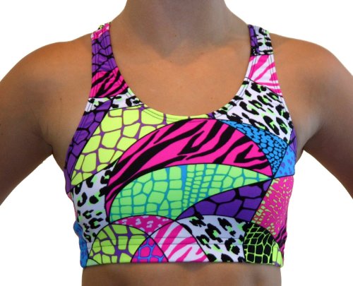 Jungle Safari Print Sports Bra (Adult and Youth Sizes)