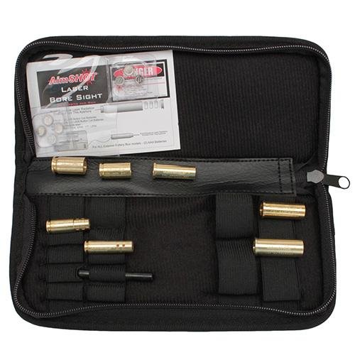 Aimshot KT-PISTOL Most Calibers Pistol Laser Bore Sight Kit, Brass