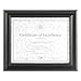 DAX Dimensional Solid Wood Frame, 8 1/2 x 11, Black Frame (N1918N1T)