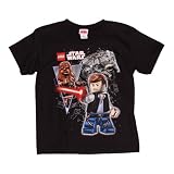 Lego Star Wars Millennium Falcon Character Boys T-shirt (5/6, Black)