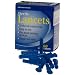 Sterile Lancets. Tri-Bevel, Single Use. Fits Most Lancing Devices. 100 Count. (pack of 5)