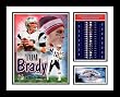 Tom Brady New England Patriots NFL Framed 50 TD Season Record Milestone Collage