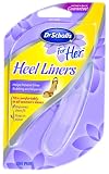 Dr. Scholl's For Her Heel Liners, 1 Pair (Pack of 6)