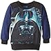 Star Wars Little Boys' Toddler Crewneck Sweatshirt, Navy/Black, 3T