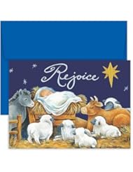 Rejoice Baby Jesus Boxed Christmas Cards