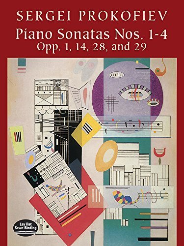 Piano Sonatas Nos. 1-4: Opp. 1, 14, 28, and 29 (Dover Music for Piano) by Prokofiev, Sergei, Classical Piano Sheet Music (2002) Paperback