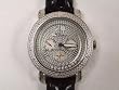 JoJIno Solid Stainless Steel w/ Floating Stones & Genuine Diamond Bling Watch