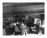 Historic Print (L): [Hampton Institute, Hampton, Va., 1899 - male and female students in Geography class stu