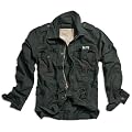 SURPLUS Heritage Vintage Jacke in schwarz gewaschen