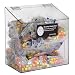 Horizon 5133 Acrylic Plastic Foam Ear Plug Dispenser with Lid, 5-1/2" Width x 9-1/2" Height x 4" Depth, Clear