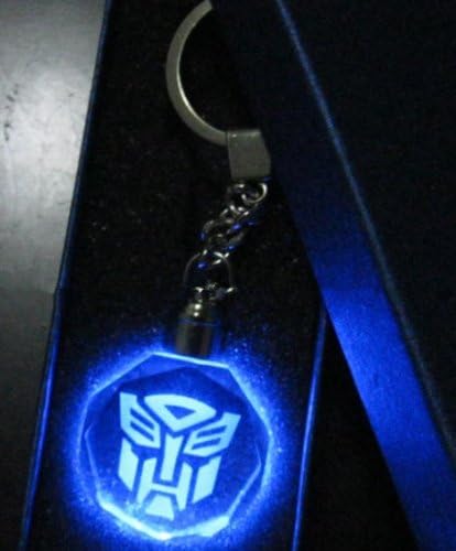The Transformers led light key chain keyring 7 colors shaft #A