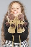 deLux The Kids Moose Pilot Mittens,Kids for Unisex