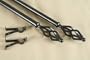 A&F Rod D�cor - A NEW 3 pieces Curtain Rod 120-170 inch Black #41
