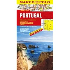 MARCO POLO L�nderkarte Portugal 1:300.000: Mit landschaftlich sch�nen Strecken und Sehensw�rdigkeiten. �bersichtskarte zum Ausklappen, Entfernungstabelle, Ortsregister, 5 Citypl�ne