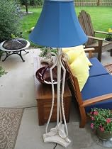 Parrot Bay Premium Outdoor Floor Lamp: White
