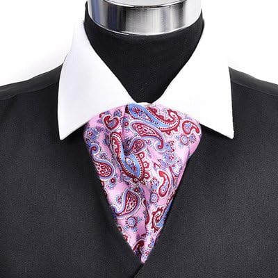 Pink Paisley Ascot Tie