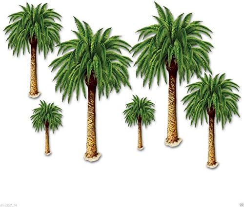 Dreamcasual - TIKI Hawaiian Party Wall Decoration TROPICAL PALM TREE