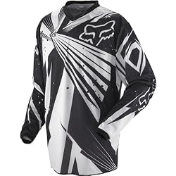 Fox Racing HC Undertow Men's MX Motorcycle Jersey w/ Free B&F Heart Sticker - Black
