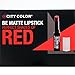 6PC City Color Matte Lipstick Perfect Shades of Red set of 6