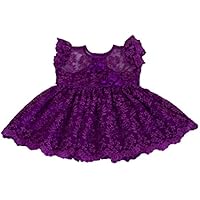 UNNATI VOILET LACE FROCK FOR GIRLS