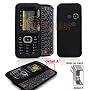 Solid Black Silicone Skin Cover Case Cell Phone Protector for LG Rumor2 Banter UX265