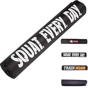 Squat Every Day Extra Thick Squat Pad Neck and Shoulder Support high home impact in included injury key leg legend legs lift longbar loss lunge lunges machine mattes weight lifting bar pad padding