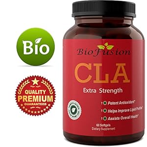 Pure Safflower Oil CLA Complex - Conjugated Linoleic Acid Supplement - Organic Weight Loss - Men + Women - Best Fat Burner Pills - Boost Metabolism + Energy + Suppress Appetite + Lose - Biofusion