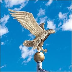 Whitehall Pewter Large Flagpole Eagle - 00794