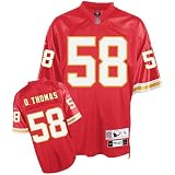 Reebok Kansas City Chiefs Derrick Thomas Premier Throwback Jersey-Size: Large