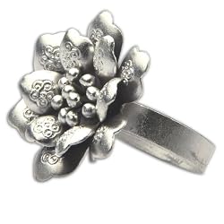 Romantic Valentines Gifts Sterling Silver Women Ring US Size 20