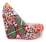 51O0oOHlFOL. SL160  Funky Printed Round Toe Platform Slides Wedge