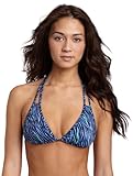 Ella Moss Women's Halter Bra,Blue,X-Small