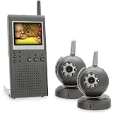 Wireless Portable Video Baby Monitor with 2.5" LCD and Night Vision Security Camera (GX5201) & Bonus Color Wireless Indoor Camera (GX515)
