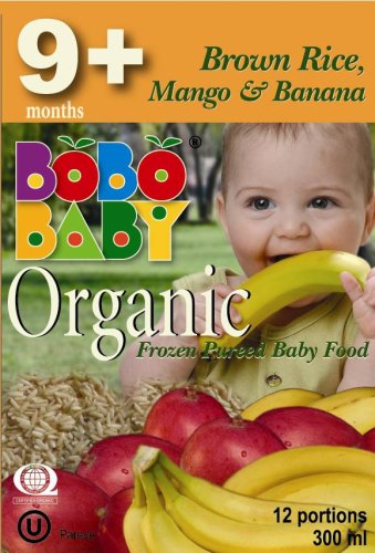 Bobobaby 9+ Months Brown Rice, Mango And Banana, 12 Servings, 10.15-Ounce Boxes (Pack of... by Bobobaby