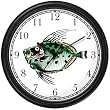 Buck Dory Fish Animal Wall Clock by WatchBuddy Timepieces (Black Frame)