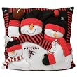 Atlanta Falcons Snowman Family Pillow