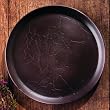 Rosy Rings Winterberry Etched Botanical Candle Plate Holder