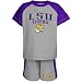 LSU Tigers Toddler Ash Hilltop Raglan T-shirt and Shorts Set