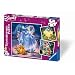 Ravensburger 09339 - Schneewittchen, Aschenputtel und Arielle - 3 x 49 Teile Puzzle