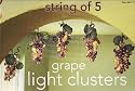 Grape Light Clusters, String of 5
