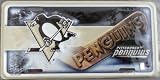 Deluxe Pittsburgh Penguins Logo Hockey Stick License Plate