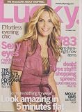 Molly Sims Cover Lucky Magazine December 2006