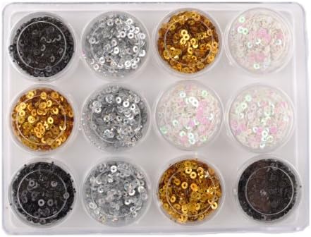 Stella Cosmetic Beauty Nail 4 Different Colors Rounded And Hole In The Center Shape Decoration Kit