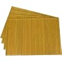 Yellow Bamboo Eco Friendly and Colorful Placemats - Set of 4