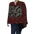 Shawl and Wraps Kashmir Sozuni Embroidered 26 x 75 inches